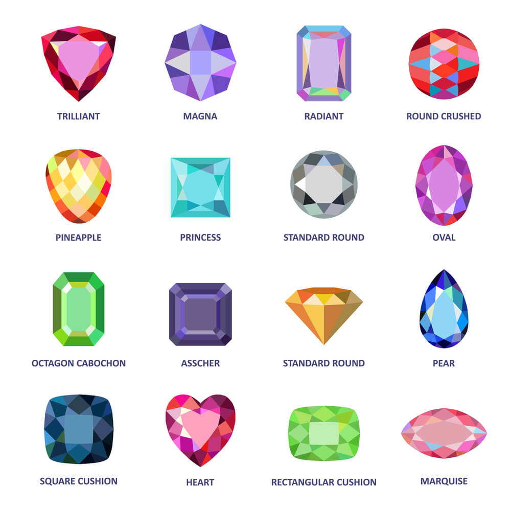 Colorerd Gems Cuts- Shira Diamonds