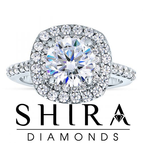 Cushion Halo Diamond Rings in Dallas Texas - Shira Diamonds (2)
