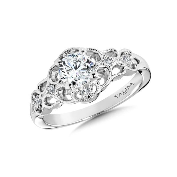 Custom Flower Engagement Ring Dallas Texas - Wholesale Diamonds - Loose Diamonds Dallas 3