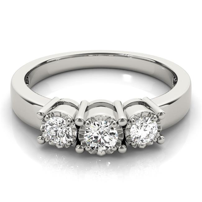 custom three stone diamond ring 3 carat engagement ring dallas 2