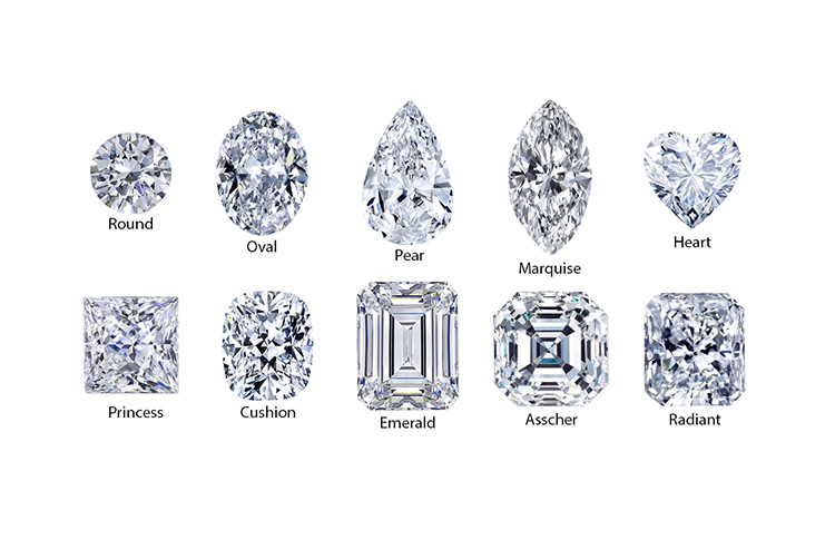 diamond shapes for engagement rings dallas Shira Diamonds