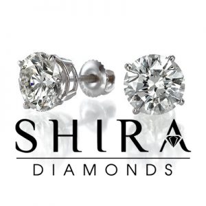Diamond Studs - Shira Diamonds - Round Diamond Studs (2)