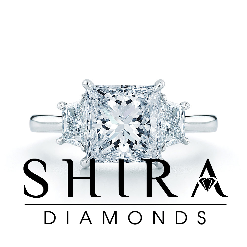 Princess Diamond Rings in Dallas Texas - Shira Diamonds