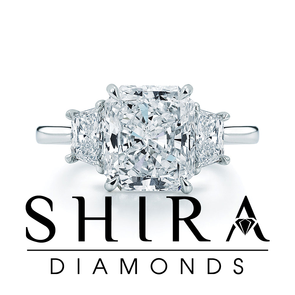 radiant cut diamonds in Dallas Texas - Radiant Engagement Rings - Shira Diamonds (1)