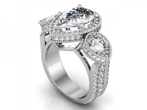 Wholesale Jewelry Arlington Texas - Custom Pear Engagement Rings Dallas 1